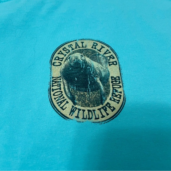 🐠Men’s Tee. Crystal River Florida Manatees. - Picture 3 of 6